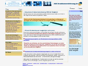 abc-krankenversicherung.de website preview