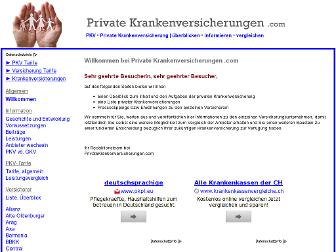 privatekrankenversicherungen.com website preview