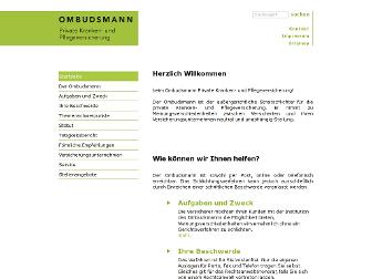 pkv-ombudsmann.de website preview