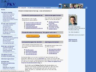 pkv-financial.de website preview