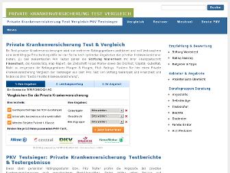 test-private-krankenversicherungen.de website preview