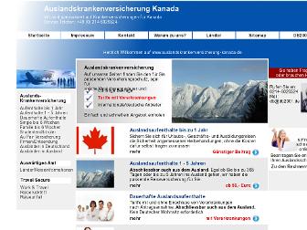 auslandskrankenversicherung-kanada.de website preview