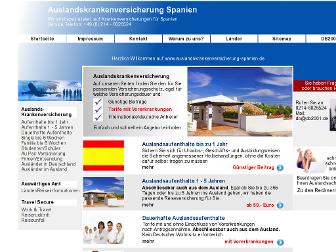auslandskrankenversicherung-spanien.de website preview