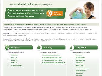 auslandskrankenversicherung.eu website preview