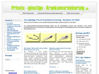 private-guenstige-krankenversicherung.de website preview