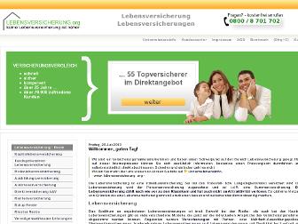 lebensversicherung.org website preview