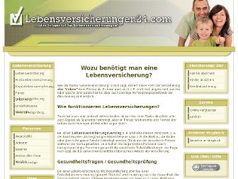 lebensversicherungen24.com website preview