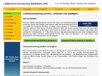lebensversicherung-beleihen.net website preview
