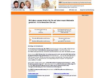 dbv-winterthur-krankenversicherung.de website preview