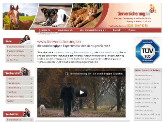 tierversicherung.biz website preview