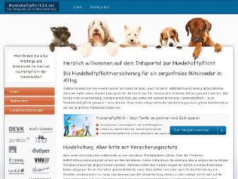 hundehaftpflicht24.net website preview