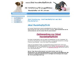 ideal-hundehaftpflicht.de website preview