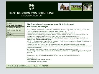 blecken-pferdeversicherung.de website preview