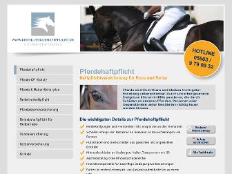 reiter-pferdehaftpflicht.de website preview