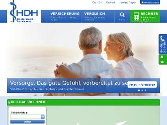 sterbegeld-hdh.de website preview
