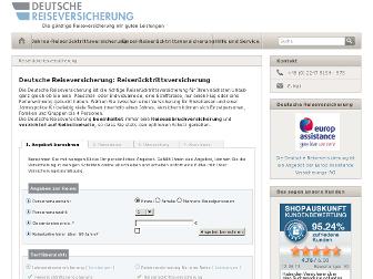 deutsche-reiseversicherung.de website preview
