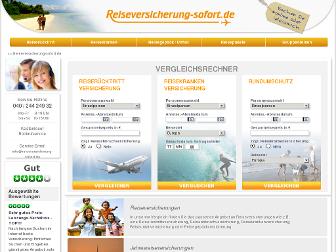 reiseversicherung-sofort.de website preview