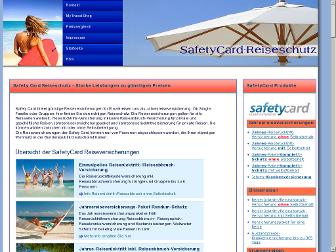 safetycard-reiseschutz.de website preview