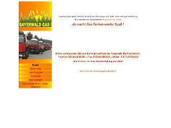 bayerwald-gas.de website preview