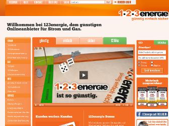 123energie.de website preview