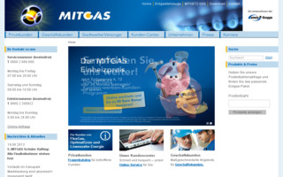 mitgas.de website preview