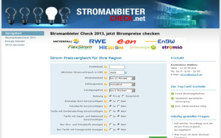 stromanbietercheck.net website preview