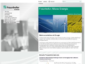 energie.fraunhofer.de website preview