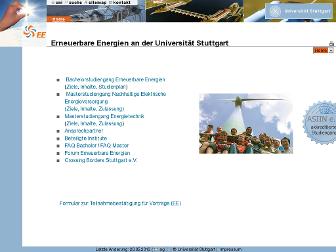 ee.uni-stuttgart.de website preview