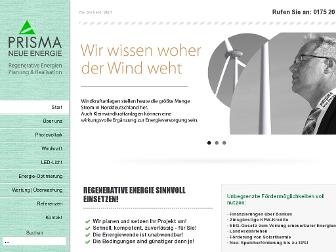 prisma-neue-energie.de website preview