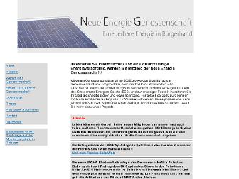 neue-energie-genossenschaft.de website preview