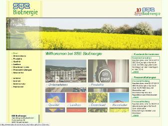 sbe-bioenergie.de website preview