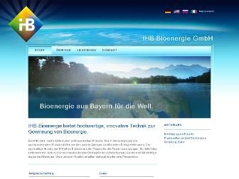 ihb-bioenergie.de website preview