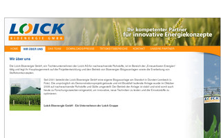 loick-bioenergie.de website preview