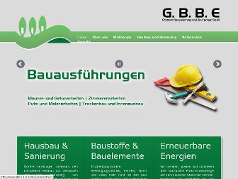 gbbe.de website preview
