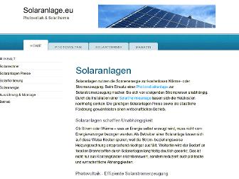 solaranlage.eu website preview