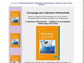 lehrbuch-photovoltaik.de website preview