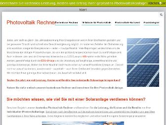 photovoltaik-rechner.com website preview