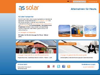 as-solar.com website preview