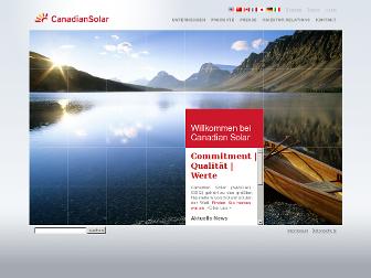 canadiansolar.com website preview