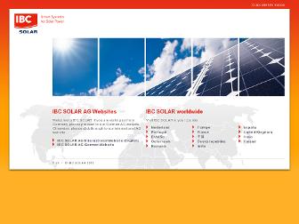ibc-solar.com website preview