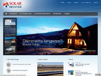 solar-frontier.eu website preview