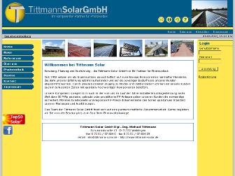 tittmann-solar.de website preview