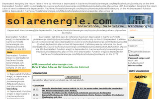 solarenergie.com website preview
