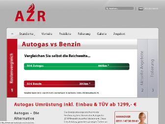 azr-autogas.de website preview