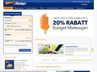 budget.de website preview