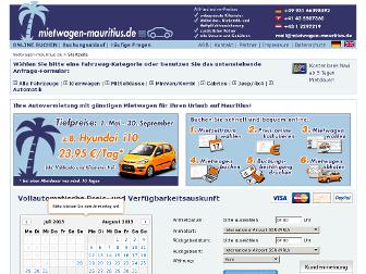 mietwagen-mauritius.de website preview