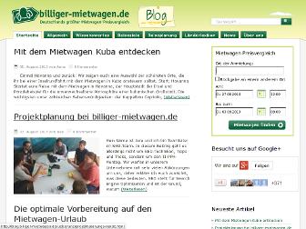 blog.billiger-mietwagen.de website preview