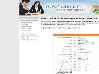 hausrat-haftpflicht-versicherungsvergleich.de website preview