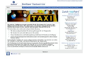 berliner-taxiservice.de website preview
