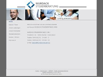 wurdack-steuern.de website preview